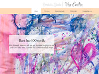 Förskola Skola Via Emilia website screenshot