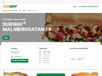 Website Screenshot Subway