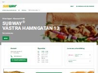 Website Screenshot Subway