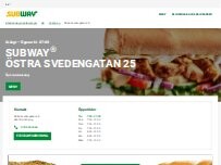 Website Screenshot Subway