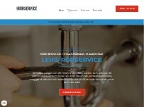 Website Screenshot Leifs Rörservice I Halmstad AB