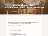 Website Screenshot Christians Persienntjänst