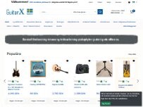 Website Screenshot Guitarx.se