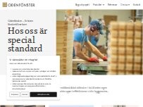 Website Screenshot Odenfönster AB