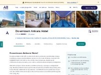 Website Screenshot Downtown Ankara Hotel