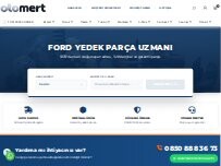 Website Screenshot Oto Mert | Ford Yedek Parça