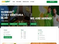 Website Screenshot Subway