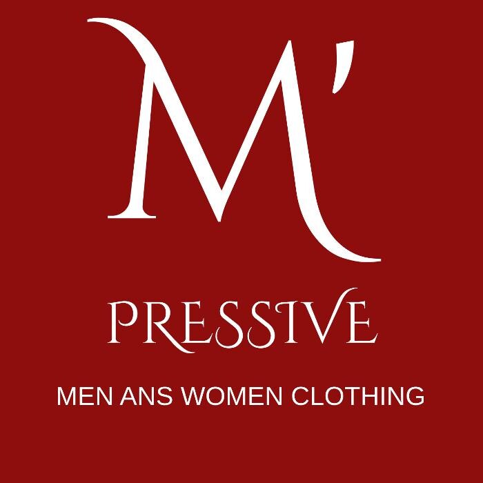 M' Pressive Men and Women Clothing Logo