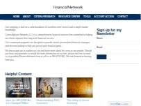 Website Screenshot Financial Network