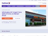 Website Screenshot FastMed Urgent Care