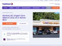 Website Screenshot FastMed Urgent Care