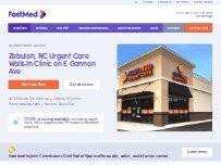 Website Screenshot FastMed Urgent Care