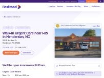 Website Screenshot FastMed Urgent Care