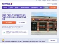 Website Screenshot FastMed Urgent Care