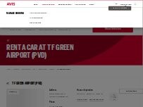 Website Screenshot Avis Car Rental
