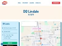 Website Screenshot Dairy Queen