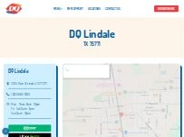 Website Screenshot Dairy Queen