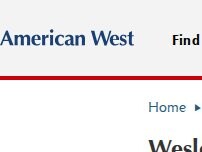 Website Screenshot Wesley Park by American West