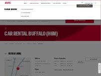 Website Screenshot Avis Car Rental