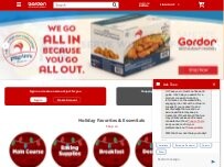 Website Screenshot Gordon Food Service Store