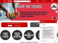 Website Screenshot Gordon Food Service Store