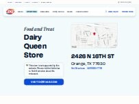 Website Screenshot Dairy Queen