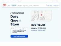 Website Screenshot Dairy Queen