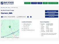 Website Screenshot Bay State Physical Therapy