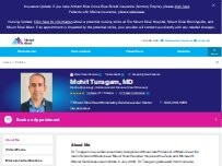 Website Screenshot Mohit Turagam, MD
