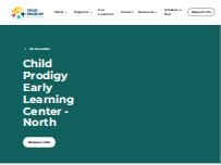 Website Screenshot Child Prodigy North