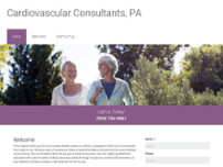 Cardiovascular, consultants, PA website screenshot