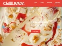 Website Screenshot Chill Bros Scoop Shop