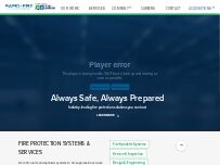 Website Screenshot Rapid Fire Protection, A Pye-Barker Fire & Safety Company