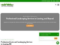 Website Screenshot Lansing Real Green Lawn Care Inc