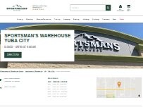 Website Screenshot Sportsman's Warehouse