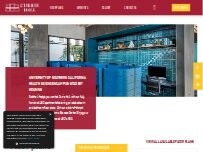 Website Screenshot Currie Hall