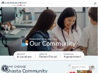 Website Screenshot Shasta Community Health Center