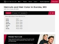 Website Screenshot Fantastic Sams Cut & Color