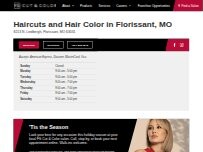 Website Screenshot Fantastic Sams Cut & Color