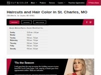 Website Screenshot Fantastic Sams Cut & Color