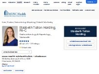 Website Screenshot Elizabeth Harding, PA-C