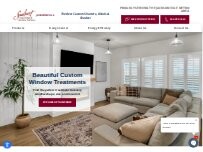 Website Screenshot Sunburst Shutters & Window Fashions