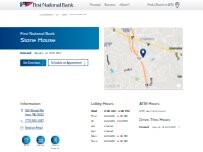 Website Screenshot First National Bank