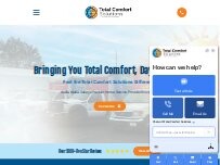 Website Screenshot Total Comfort Solutions, LLC
