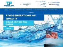 Website Screenshot Technical Pump Services