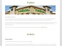 Website Screenshot Publix Liquors at Southpointe Commons