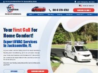 Website Screenshot Ideal Conditions Heating & Air Conditioning