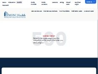 Website Screenshot MUSC Health Biobehavioral Medicine