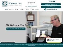 Website Screenshot Lunenburg Dentist - David D Gianino, DDS