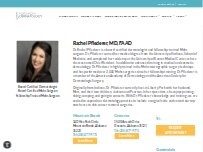 Website Screenshot Rachel Pflederer, MD, FAAD, FACMS